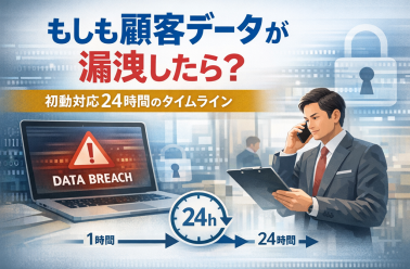 もしも顧客データが漏洩したら？初動対応24時間のタイムライン