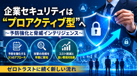 企業セキュリティは“プロアクティブ型”へ ～予防強化と脅威インテリジェンス～